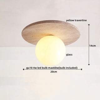 Celako™ Litoso Ceiling Light | Terrazzo Bedroom Lighting
