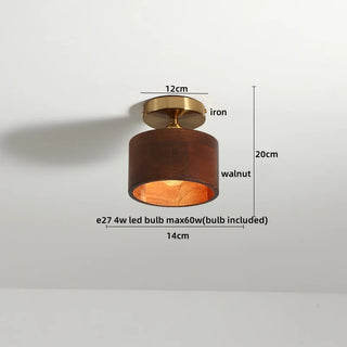Celako™ Nucara Ceiling Light | Copper Wood Kitchen Island Lighting