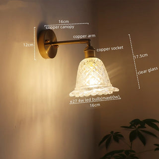 Celako™ Catena Wall Light | Copper Glass Dining Room