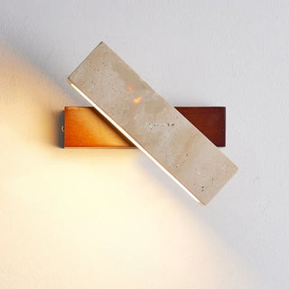 Celako™ Fiorato Wall Light | Yellow Travertine Nordic Minimalism
