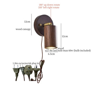 Celako™ Hinoku Wall Light | Wood Japan Wabi Sabi