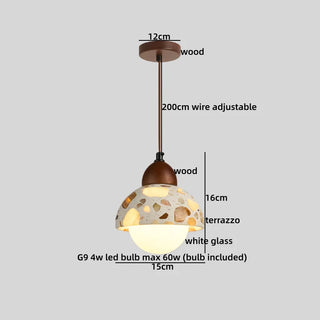Celako™ Pietro Pendant Light | Terrazzo Dining Room Lighting