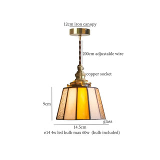 Celako™ Vetriora Pendant Light | Glass Bedroom Lighting