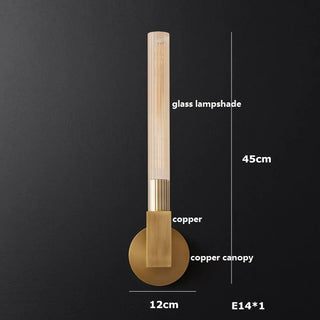 Celako™ Gemina Wall Light | Copper Bedside Lighting