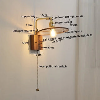 Celako™ Vitrena Wall Light | Glass Bedroom Lighting