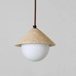 Celako™ Travure Wall Light | Yellow Travertine Japan Style