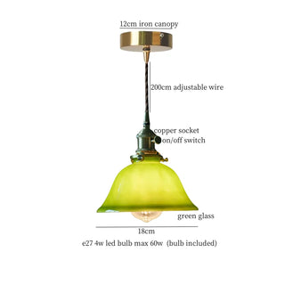 Celako™ Vitralea Pendant Light | Glass Bedroom Lighting