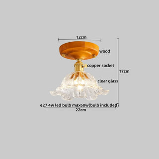 Celako™ Orvella Ceiling Light | Glass Living Room Lighting