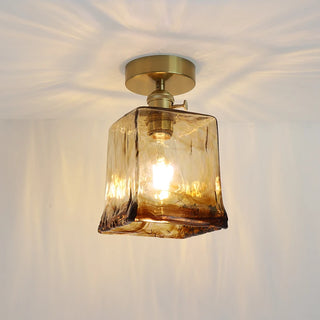 Celako™ Ambra Ceiling Light | Glass Bedroom Lighting