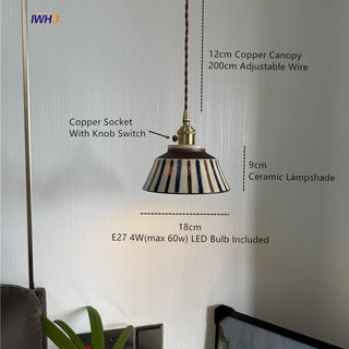 Celako™ Kogane Pendant Light | Ceramic Dining Room Lighting