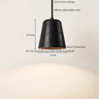 Celako™ Calcaris Pendant Light | Yellow Travertine Kitchen Island Lighting