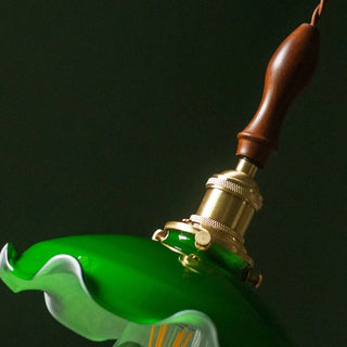 Celako™ Verdicora Pendant Light | Green Glass Stone Kitchen Island Lighting