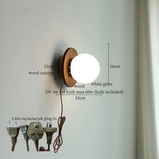 Celako™ Sferia Wall Light | Glass Modern Style Bedroom Lighting