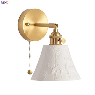 Celako™ Glazora Wall Light | Copper Bedroom Lighting
