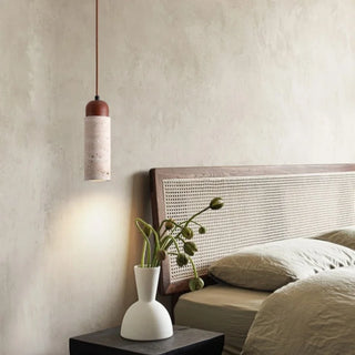 Celako™ Calcare Pendant Light | Wood Yellow Travertine Kitchen Island Lighting