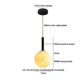 Celako™ Opalla Pendant Light | Ceramic Bedside Lighting
