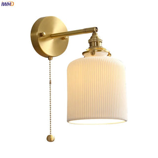 Celako™ Aurila Wall Light | Copper Bedroom Lighting