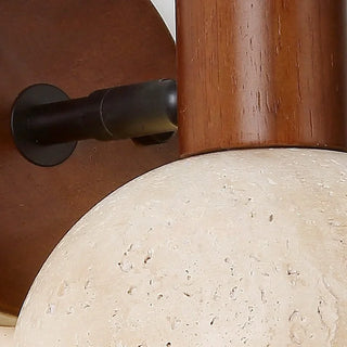 Celako™ Tibura Wall Light | Yellow Travertine Study