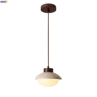 Celako™ Caverna Pendant Light | Yellow Travertine Kitchen Island Lighting