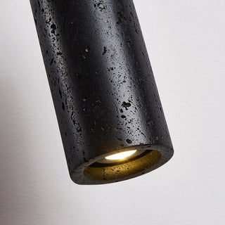 Celako™ Nottera Pendant Light | Black Travertine Bedroom Lighting
