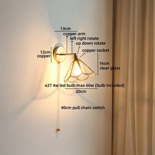 Celako™ Tessara Wall Light | Copper Hallway Lighting