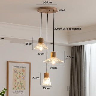 Celako™ Kiyoshi Pendant Light | Glass Dining Room Lighting