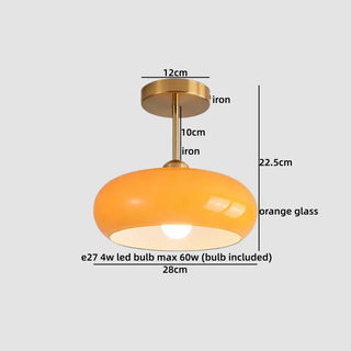 Celako™ Halora Ceiling Light | Glass Bedroom Lighting