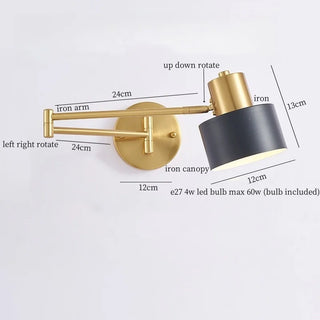 Celako™ Linevo Wall Light | Iron Contemporary Bedroom Lighting