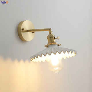 Celako™ Vestra Wall Light | Copper Ceramic Bedroom Lighting