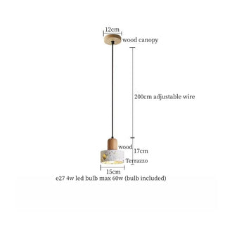 Celako™ Seminato Pendant Light | Terrazzo Kitchen Island Lighting
