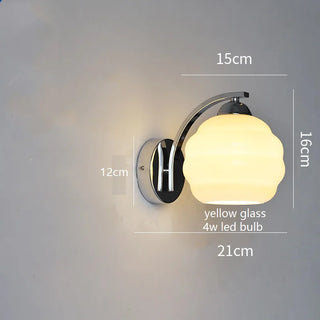 Celako™ Sphera Wall Light | Glass Bedroom Lighting