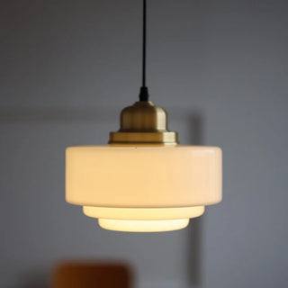 Celako™ Lattimo Pendant Light | Glass Stone Kitchen Island Lighting