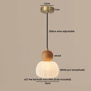 White PVC Lampshade 1