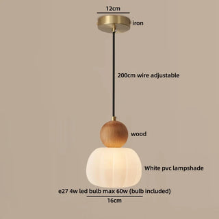Celako™ Vitrin Pendant Light | White PVC Dining Room Lighting