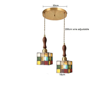 Celako™ Tessera Pendant Light | Glass Dining Room Lighting