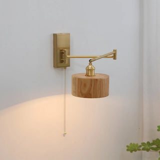 Celako™ Gildra Wall Light | Wood Bedroom Lighting