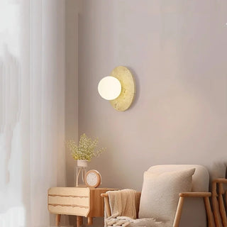 Celako™ Trevina Wall Light | Travertine Bedroom Lighting