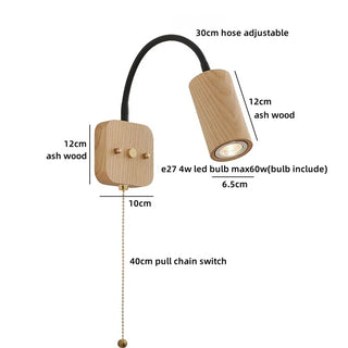 Celako™ Alurea Wall Light | Glass Bedroom Lighting