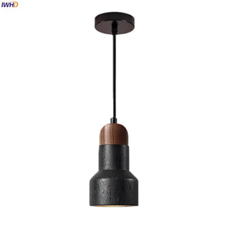 Celako™ Noctera Pendant Light | Black Travertine Kitchen Island Lighting