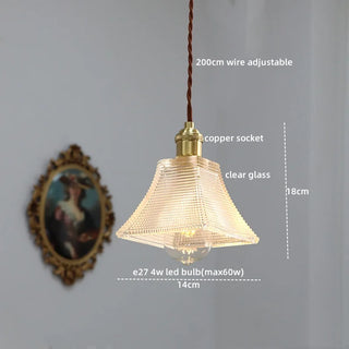 Celako™ Cuprina Pendant Light | Glass Dining Room Lighting