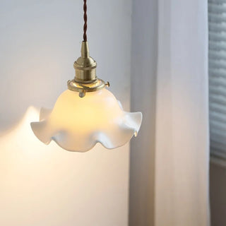 Celako™ Shiroa Pendant Light | White Ceramic Dining Room Lighting