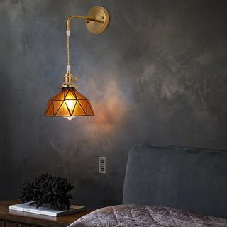 Celako™ Aurivo Wall Light | Copper Glass Living Room Lighting
