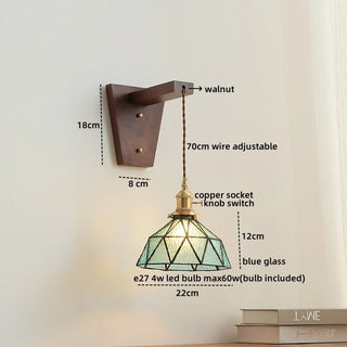 Celako™ Cuvola Wall Light | Glass Bedroom Lighting