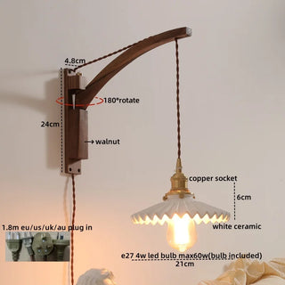Celako™ Dualis Wall Light | Copper Bedroom Lighting
