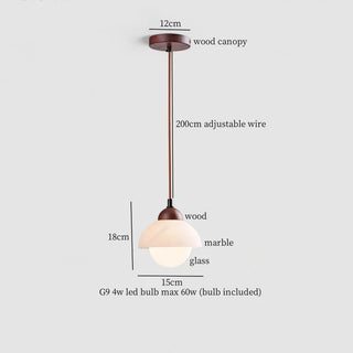 Celako™ Lapideon Pendant Light | Marble Kitchen Island Lighting