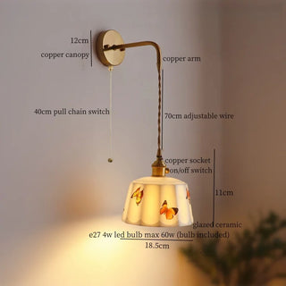 Celako™ Gresia Wall Light | Glazed Ceramic Kitchen Island Lighting