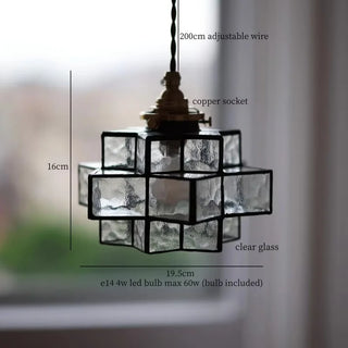 Celako™ Aurisel Pendant Light | Glass Bedroom Lighting