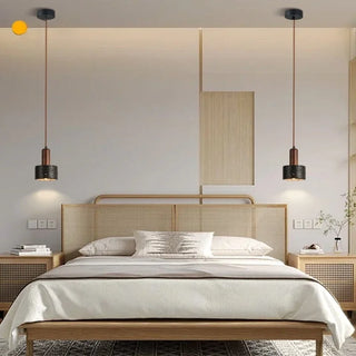 Celako™ Statera Pendant Light | Black Travertine Dining Room Lighting
