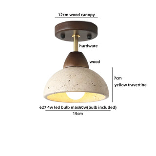 Celako™ Marvela Ceiling Light | Travertine Living Room Lighting