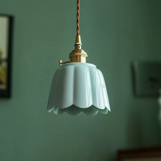 Celako™ Nymphaea Pendant Light | Ceramic Dining Room Lighting